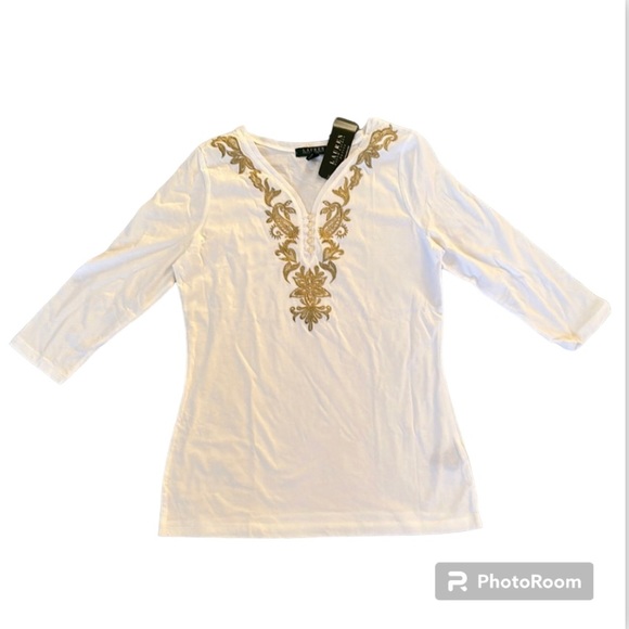 Lauren Ralph Lauren Tops - NWT Lauren Ralph Lauren Petite Shirt PM
